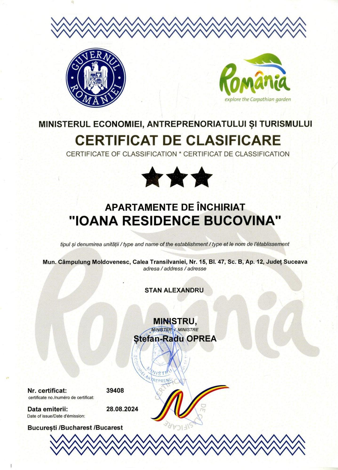 Ioana Residence Bucovina Câmpulung Moldovenesc Exterior foto